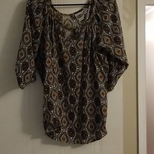 Rod's western keyhole blouse